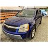 Image 3 : PARKSVILLE - 2005 CHEVROLET EQUINOX BLUE 218219 KMS - P063554