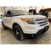 Image 8 : PARKSVILLE - 2013 FORD EXPLORER WHITE 242410 KMS - DA31669