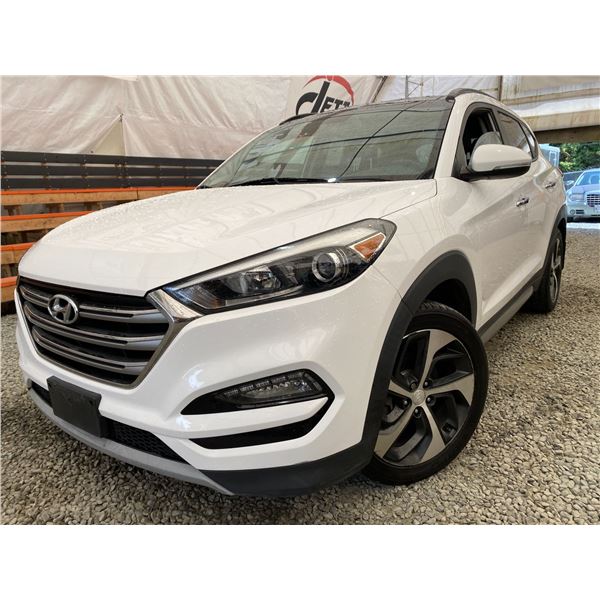 PARKSVILLE - 2017 HYUNDAI TUCSON WHITE 157381 KMS - D264955