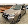 Image 3 : PARKSVILLE - 2015 SUBARU FORESTER BROWN 19440 KMS - D510657