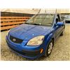 Image 3 : PARKSVILLE - 2009 KIA RIO BLUE 194880 KMS - J472023