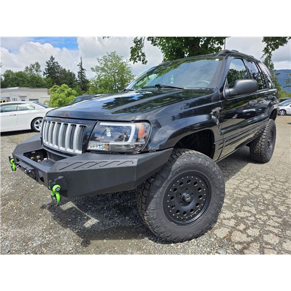 DUNCAN - 2004 JEEP GRAND CHEROKEE BLACK  199833 KMS - P263354G