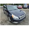 Image 6 : DUNCAN - 2012 SUBARU OUTBACK BLUE  262552 KMS - J206233