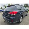 Image 9 : DUNCAN - 2012 SUBARU OUTBACK BLUE  262552 KMS - J206233