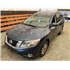 Image 4 : PARKSVILLE - 2016 NISSAN PATHFINDER BLUE 343091 KMS - B616655