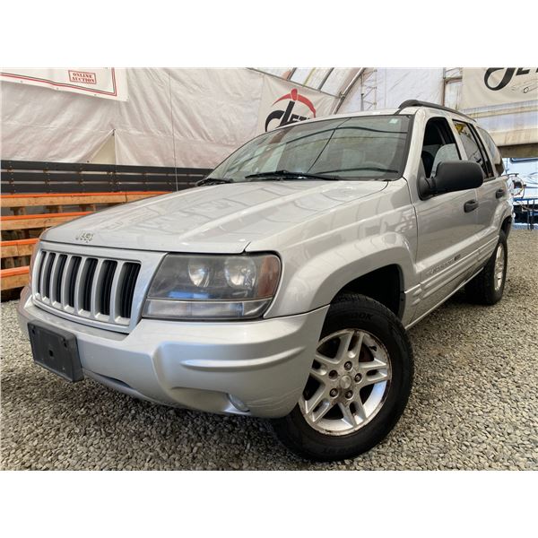 PARKSVILLE - 2004 JEEP GRAND CHEROKEE SILVER 145253 MILES - B227952