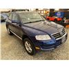 Image 9 : PARKSVILLE - 2005 VOLKSWAGEN TOUAREG BLUE 183437 KMS - D051496