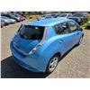 Image 10 : DUNCAN - 2012 NISSAN LEAF BLUE 120393 KMS - J018316