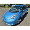 Image 2 : DUNCAN - 2012 NISSAN LEAF BLUE 120393 KMS - J018316