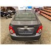 Image 19 : PARKSVILLE - 2013 CHEVROLET SONIC GREY 164525 KMS - B209268