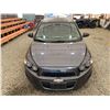Image 7 : PARKSVILLE - 2013 CHEVROLET SONIC GREY 164525 KMS - B209268