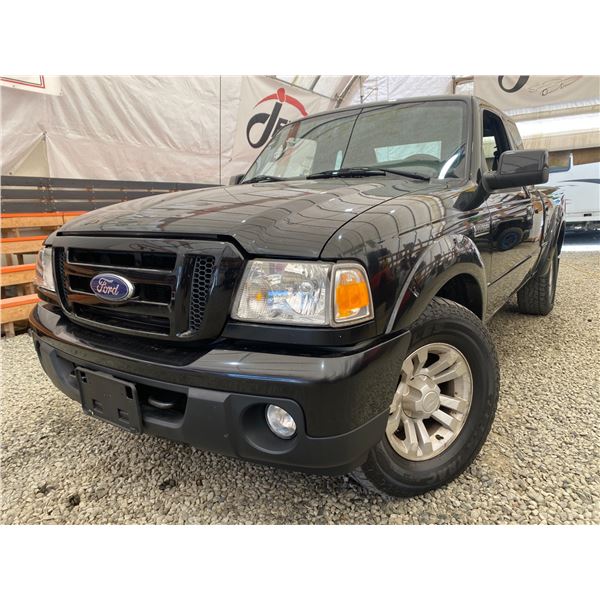 PARKSVILLE - 2010 FORD RANGER BLACK 226172 KMS - DA14514