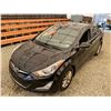 Image 4 : PARKSVILLE - 2016 HYUNDAI ELANTRA BLACK 208784 KMS - J478976