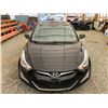 Image 7 : PARKSVILLE - 2016 HYUNDAI ELANTRA BLACK 208784 KMS - J478976