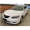 Image 3 : PARKSVILLE - 2006 MAZDA MAZDA3 WHITE 201525 KMS - B472831