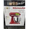 Image 2 : KITCHENAID DELUXE TILT-HEAD STAND MIXER 4.5QT - 300 WATT, EMPIRE RED - TESTED WORKING, RETAIL $429