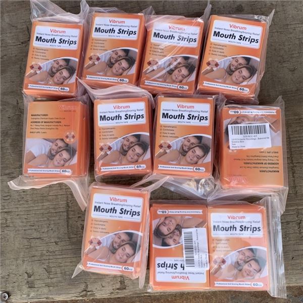 1200 NEW INSTANT NOSE BREATHING SNORING RELIEF MOUTH STRIPS