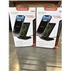 Image 1 : 2 NEW HYPERGEAR FAST CHARGE WIRELESS CHARGERS, WORKS IN PORTRAIT OR LANDSCAPE, CASE COMPATIBLE, INCL