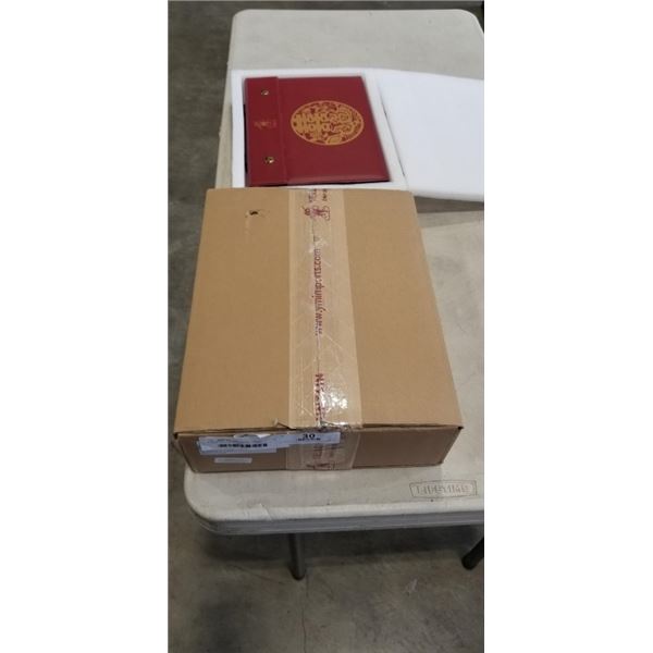 2 NEW YELLOW MOUNTAIN CASED MAHJONG SETS