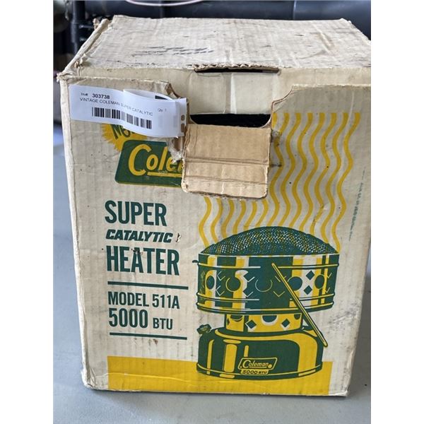 VINTAGE COLEMAN SUPER CATALYTIC HEATER