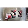 Image 1 : MILWAUKEE FUEL 1/2 INCH HAMMER DRILL DRIVER, IMPACT GUN, AND RAPID CHARGER WORKING, 2 BATTERIE SINLC