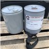 Image 1 : 2 SEALED JUGS OF 5 GALLON MULTIUSE CHEMISPHERE COMMERCIAL WHITE MINERAL OIL 7 WHITE FOOD GRADE LUBRI