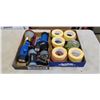 Image 1 : 2 TRAYS OF ASSORTRED TAPE AND FLASHLIGHTS