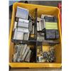 Image 3 : 2 PLASTIC ORGANIZERS OF ASSORTED SHOP HARDWARE, ANCHORS, EXTERIOR SCREWS ETC