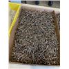 Image 2 : 2 TRAYS OF NAILS AND BOX OF THREADED TENSIONING BOLTS