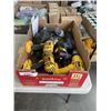Image 1 : TRAY OF POWER TOOLS - SOME W/ BATTERIES, UNKNOWN CONDITION