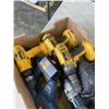 Image 3 : TRAY OF POWER TOOLS - SOME W/ BATTERIES, UNKNOWN CONDITION