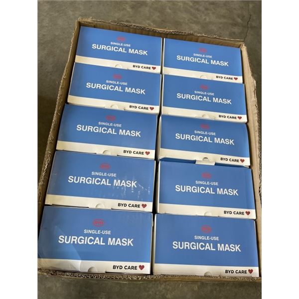 CASE OF 2000 BYD SIGLE USE SURGICAL MASKS