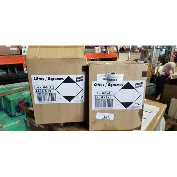 2 BOXES OF FLAS DASH CITRUS AREOSLE SPRAY