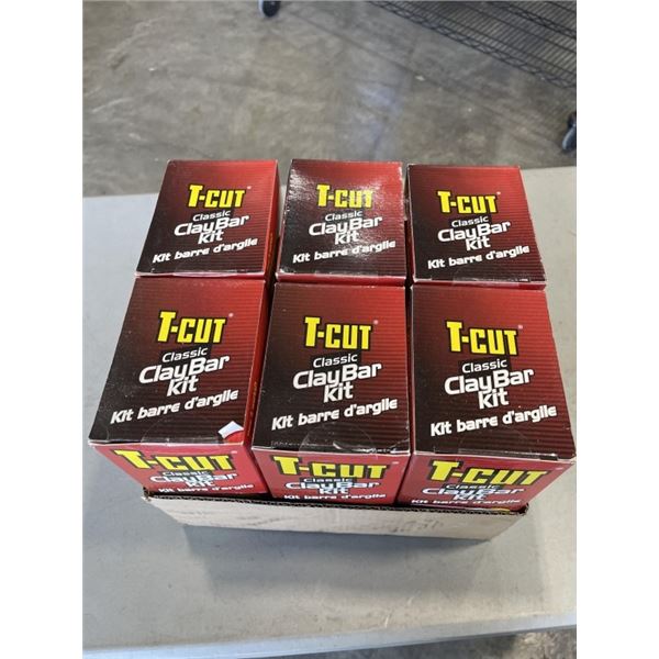 CASE OF 6  T CUT CLAY BARS