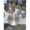 Image 4 : LARGE LOT OF ASSORTED CUT OFF AND WOOD SAW BLADES