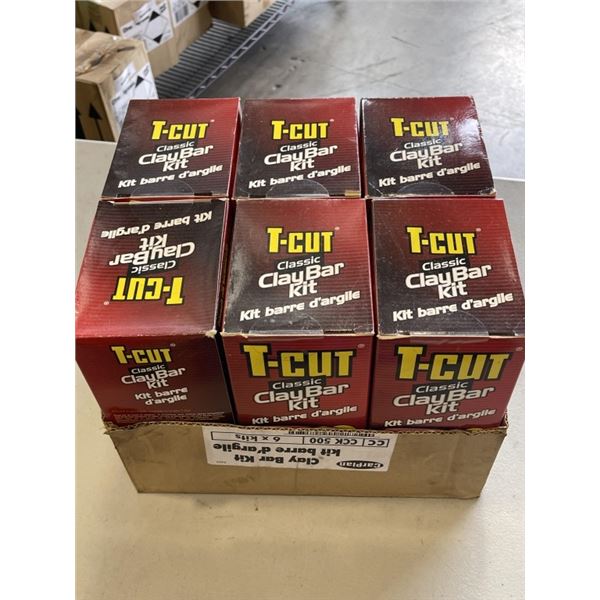 CASE OF 6  T CUT CLAY BARS