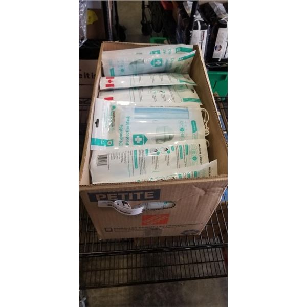 CASE OF 700 DISPOSABLE PROTECTIVE MASKS