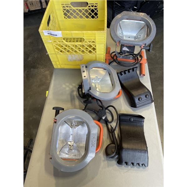 3 HDX WORK LIGHTS