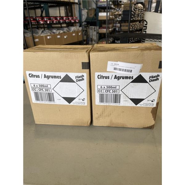 2 BOXES OF FLAS DASH CITRUS AREOSLE SPRAY