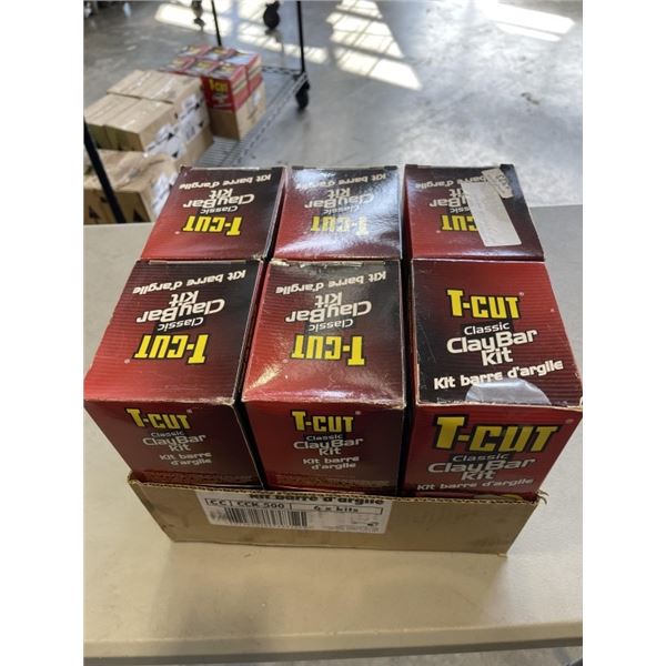 CASE OF 6  T CUT CLAY BARS