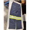 Image 2 : 2 NEW PAIRS HIGH VIS WORKPANTS AND 5 PAIRS NEW SAFELINE BLACK WORK PANTS
