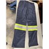 Image 3 : 2 NEW PAIRS HIGH VIS WORKPANTS AND 5 PAIRS NEW SAFELINE BLACK WORK PANTS
