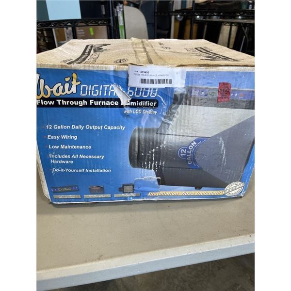 FLOW THUR FURNACE HUMIDIFER