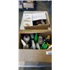 Image 1 : 2 BOXES OF HOUSEHOLD AND SHOP CLEANING SUPPLIES