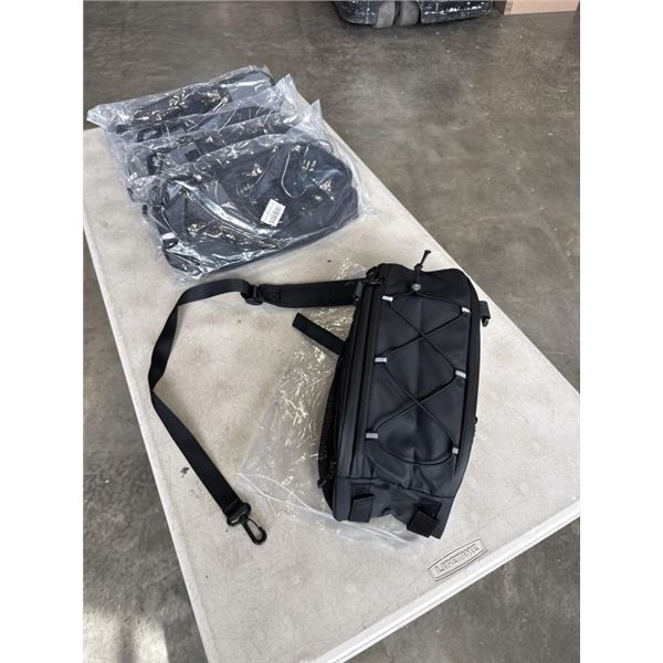 6 NEW BICYCLE REAR BAGS WITH SHOULDER STRAP FOR BACKPACK