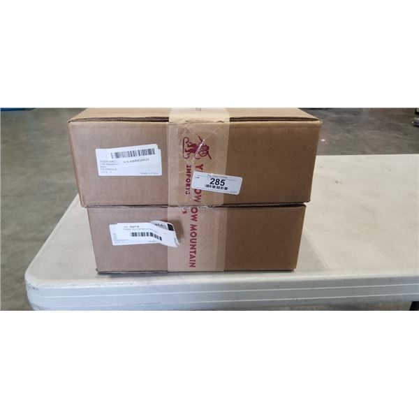 2 NEW YELLOW MOUNTAIN CASED MAHJONG SETS