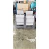 Image 1 : 4 FOLDING PATIO CHAIRS