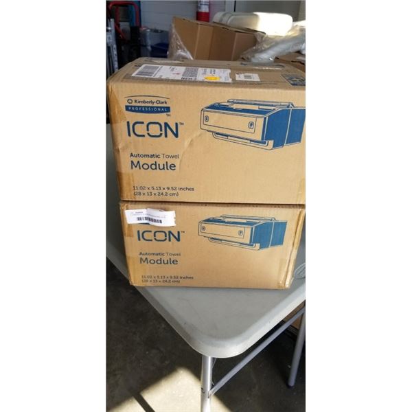 2 KIMBERLEY-CLARK PROFESSIONAL ICON AUTOMATIC TOWEL MODULE