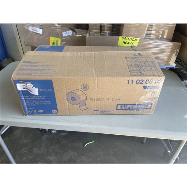 TORK CASE OF MINI JUMBO BATH TISSUE ROLLS