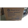 Image 1 : CASE OF PACTIV CLEARVIEW MEALMASTER MICROWAVEABLE CONTAINER WITH LARGE 2 COMPARTMENT DOME LID (252 C